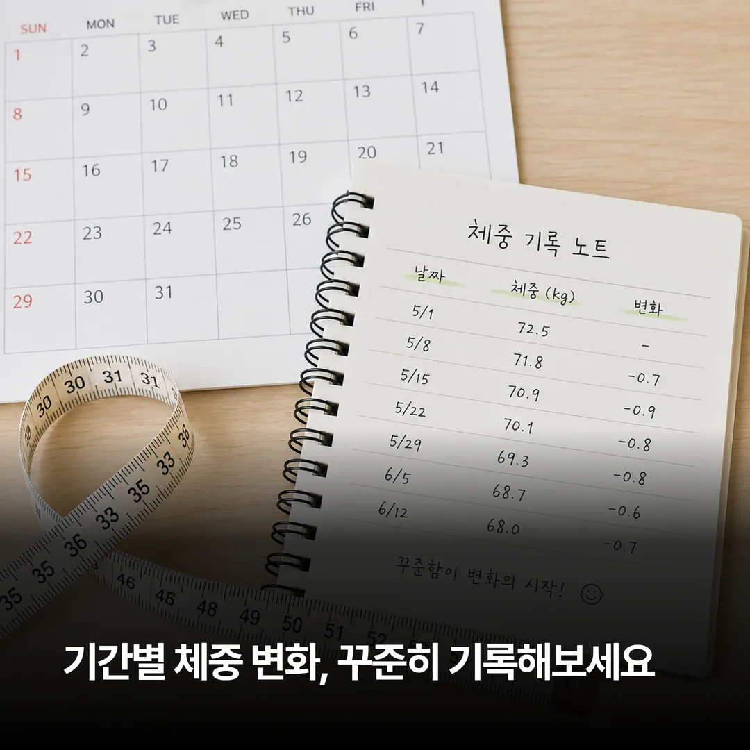 다이어트 방법 선택 전 기간과 수치 점검